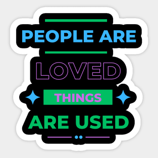 People Are Loved Sticker